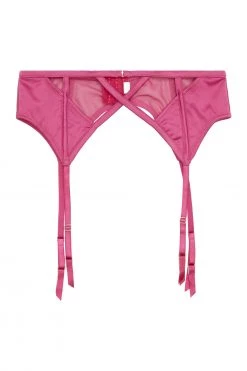 Peek & Beau Dani Magenta Strappy Satin Suspender
