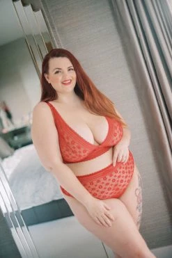 FFFB X PP Maia Red Lace Bralette