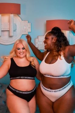 Felicity Hayward X PP Self Love Black Crop Top