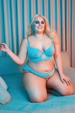 Felicity Hayward X PP New In Vega Aqua Lace And Frill Longline Bra 11 Felicity Hayward X PP New In Vega Aqua Lace And Frill Longline Bra