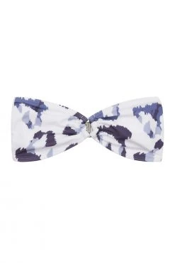 Wolf & Whistle Blue Eco Leopard Bandeau