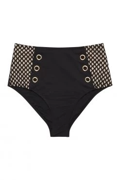 Wolf & Whistle Eyelet High Waist Bikini Brief Knickers