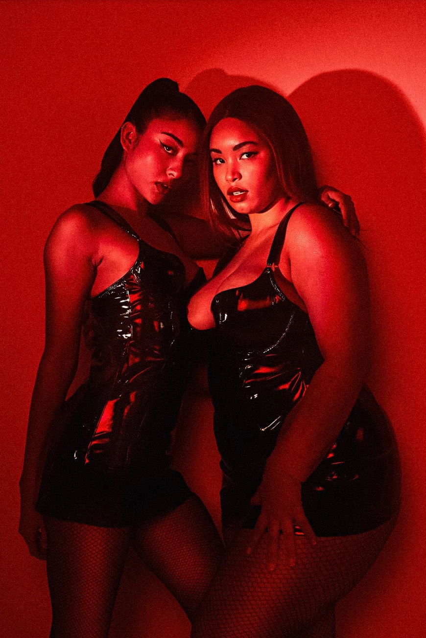 Hustler Maxine Black PVC Wired Dress 9 Hustler Maxine Black PVC Wired Dress