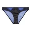 Playful Promises Indigo Curve Lace Picot Brief