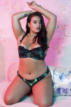 Playful Promises Jaquelina Mint Contrast Quarter Cup Bra Bras 24 Playful Promises Jaquelina Mint Contrast Quarter Cup Bra Bras