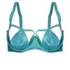 Playful Promises Bras Junko Turquoise Origami Cut-out DD/E-K Bra