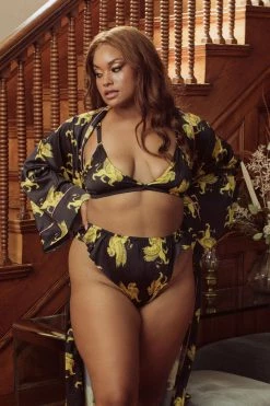 Kilo Brava Lioness Satin Black Bra New In Bras