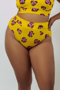 Kilo Brava Leopard Bamboo High Waist Brief