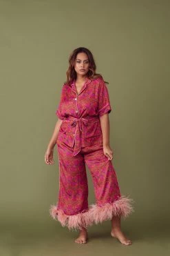 Kilo Brava Cheetah Shell Print PJ Set