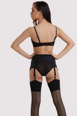 Kiss Me Deadly Retro Classics 6-Strap Suspender Belt Suspenders