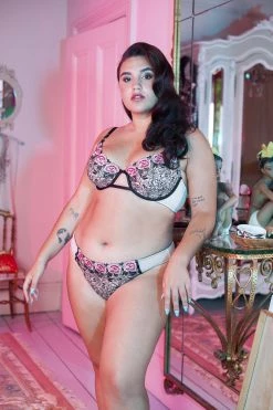 Playful Promises Katy Rose Embroidered Bra