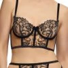 Dita Von Teese Lingerie New In Bras Nocturnelle Black Long Line Bra