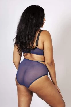 Playful Promises Knickers Tabitha Blue Embroidery Curve HW Brief 8 Playful Promises Knickers Tabitha Blue Embroidery Curve HW Brief
