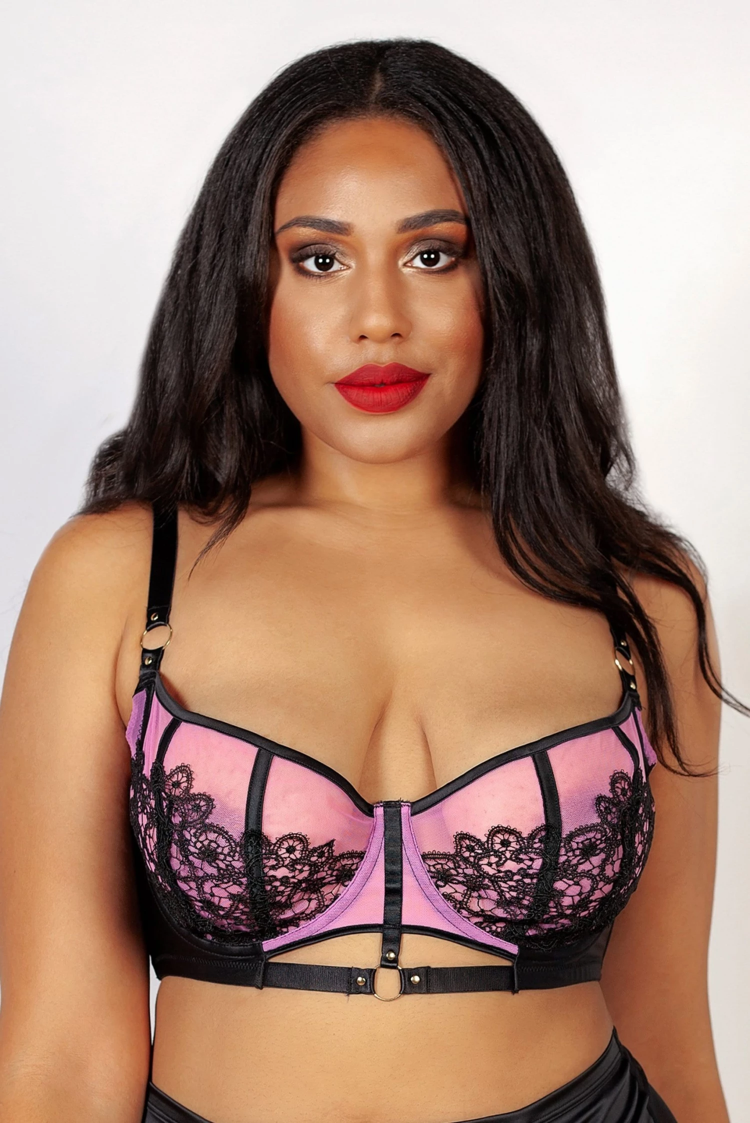Playful Promises Emelda Lilac Ring Detail Curve Satin And Lace Bra 2 Playful Promises Emelda Lilac Ring Detail Curve Satin And Lace Bra