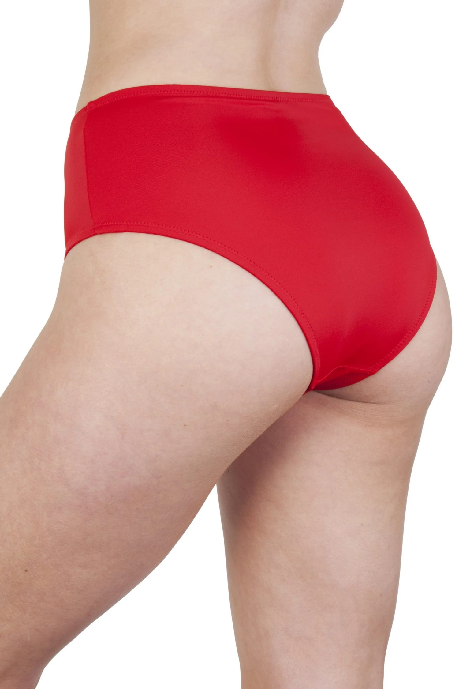 Peek & Beau Méret Red Zip Front High Waist Brief Knickers 2 Peek & Beau Méret Red Zip Front High Waist Brief Knickers