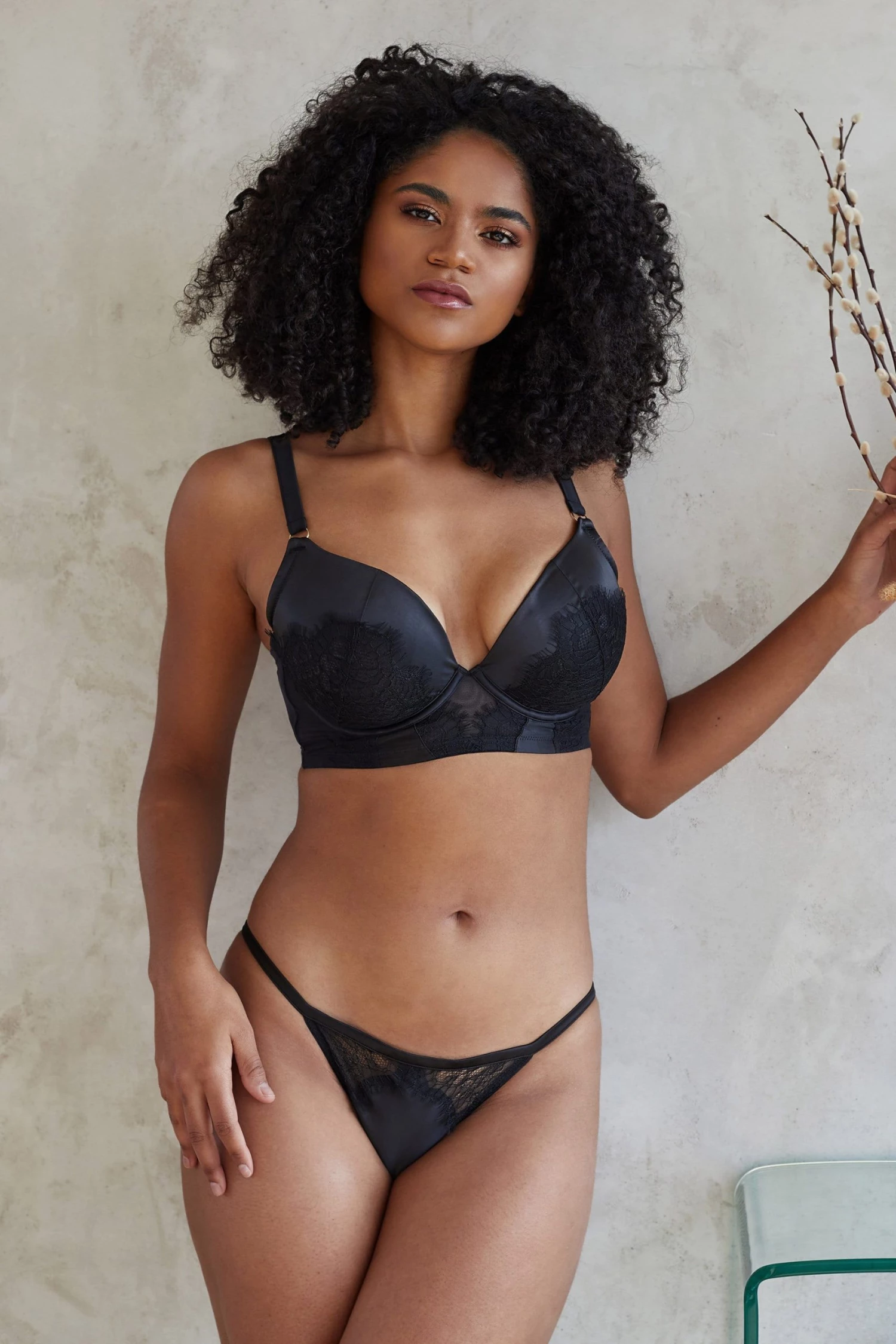 Playful Promises Knickers Melina Black Tanga 1 Playful Promises Knickers Melina Black Tanga