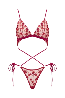 Coco De Mer Naomi Cherry Bodysuit