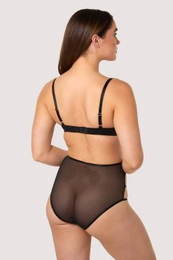 Playful Promises New In Dakota Green & Gold Snake High Waist Brief