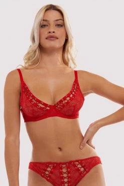 Playful Promises Florence Red High Apex Bra