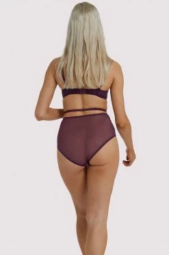 Playful Promises Bras Muriel Purple Plunge Bra