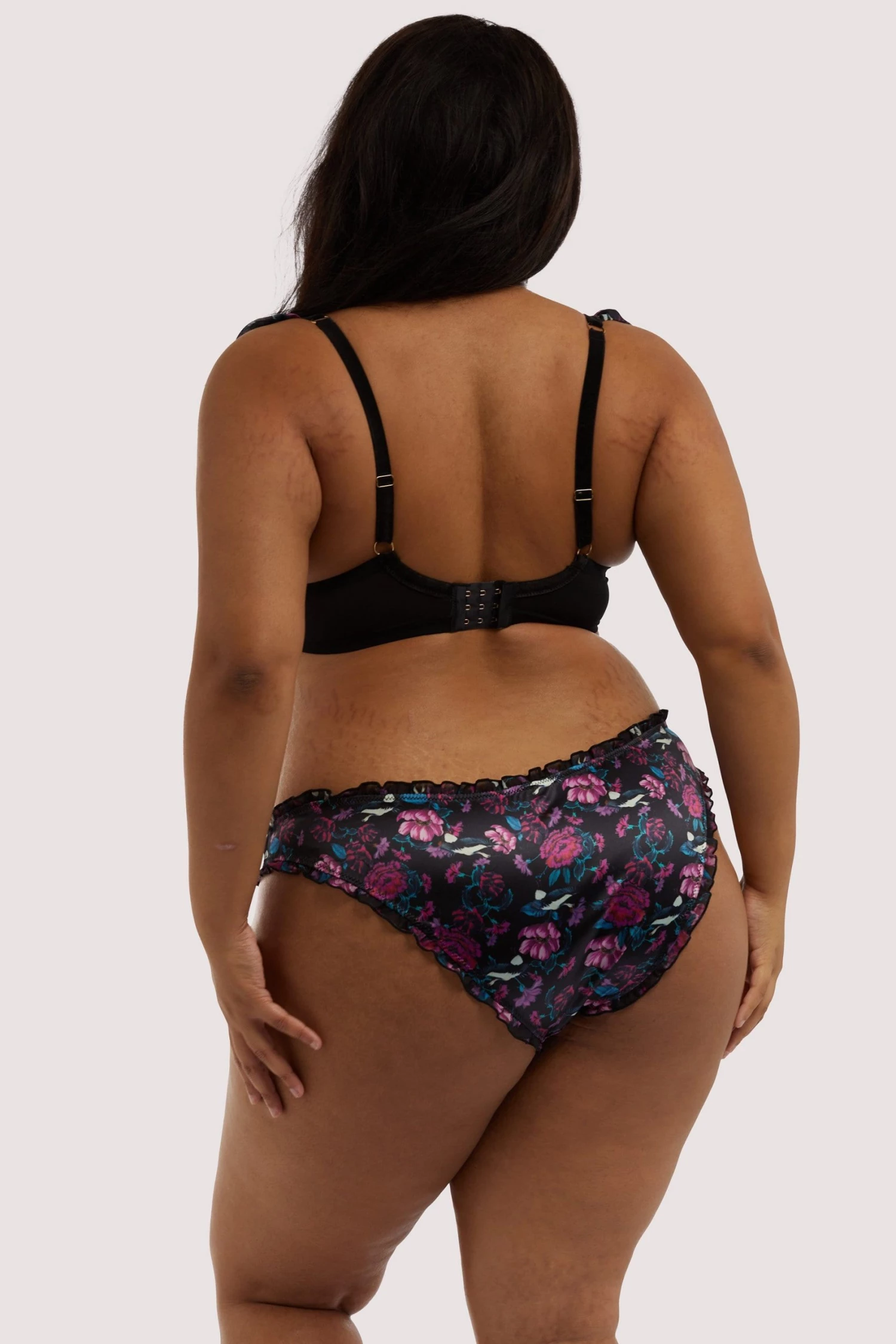 Playful Promises Bras Noriko Crane Print Plunge Bra 16 Playful Promises Bras Noriko Crane Print Plunge Bra