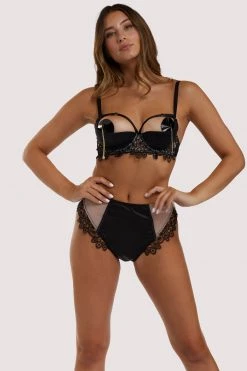 Playful Promises Anaise Black Quarter Cup Bra 15 Playful Promises Anaise Black Quarter Cup Bra