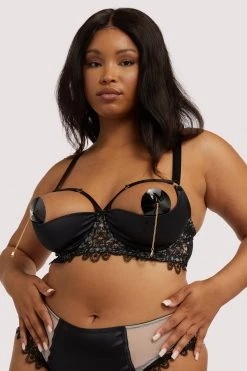 Playful Promises Anaise Black Quarter Cup Bra 14 Playful Promises Anaise Black Quarter Cup Bra