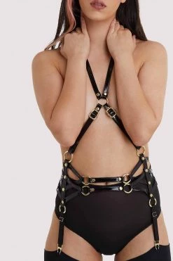 Regalia Erotic Deco Detail Suspender Harness