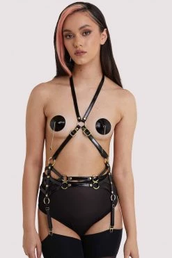 Regalia Erotic Deco Detail Suspender Harness