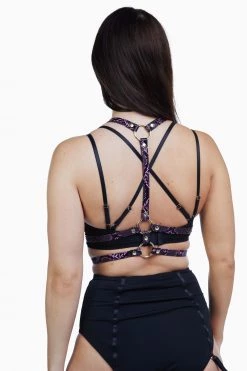 Regalia New In Accessories Chest Harness Purple Snake