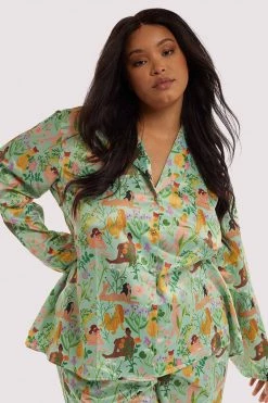 Playful Promises Bodil Jane Recycled Nudes & Flowers Shirt Nightwear 13 Playful Promises Bodil Jane Recycled Nudes & Flowers Shirt Nightwear