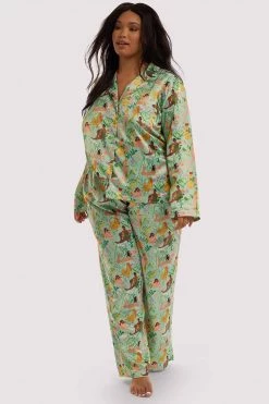 Playful Promises Bodil Jane Recycled Nudes & Flowers Shirt Nightwear 16 Playful Promises Bodil Jane Recycled Nudes & Flowers Shirt Nightwear
