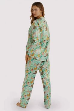 Playful Promises Nightwear Bodil Jane Recycled Nudes & Flowers Trousers