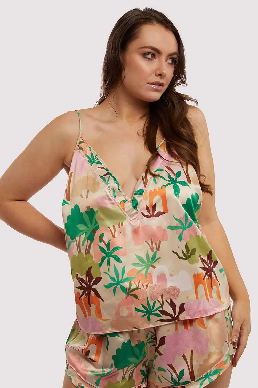 Playful Promises Alja Horvat Recycled Abstract Print Cami Top Nightwear 2 Playful Promises Alja Horvat Recycled Abstract Print Cami Top Nightwear