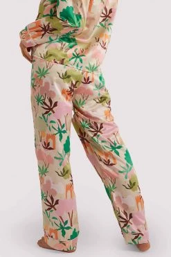 Playful Promises Nightwear Alja Horvat Recycled Abstract Satin Trousers