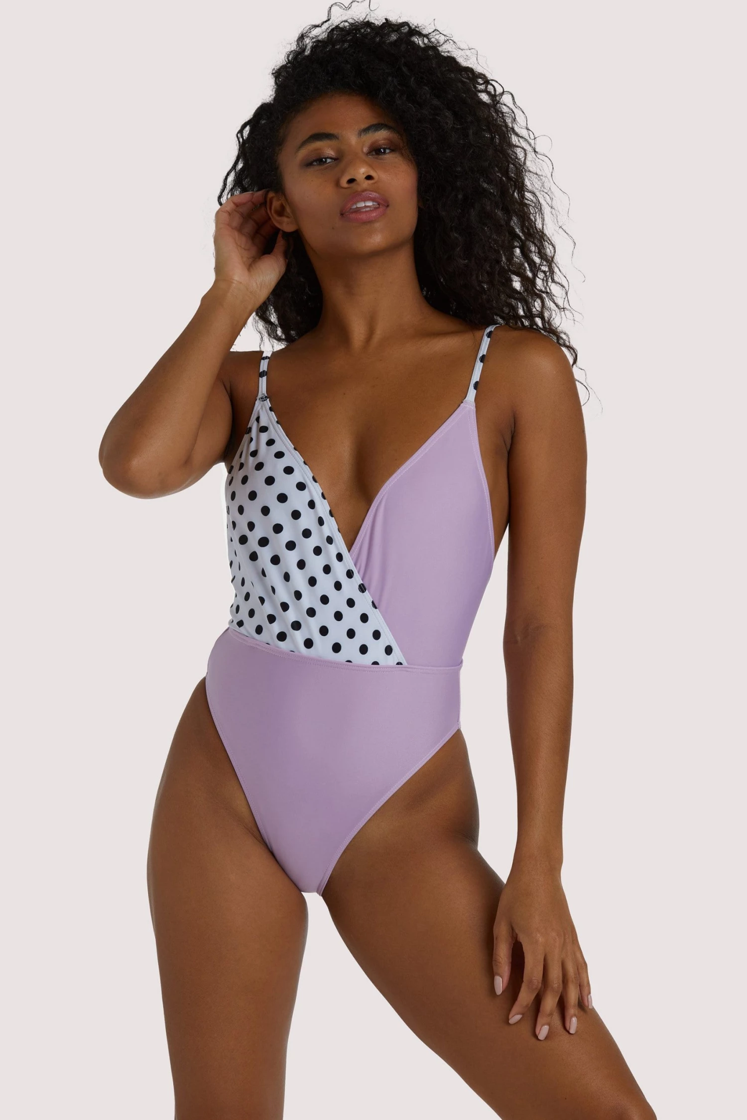 Luxe Palm Mixed Swimsuit 1 Luxe Palm Mixed Swimsuit