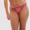 Playful Promises Free Sexy Summer Brief Cherry Embroidery Coral Brief