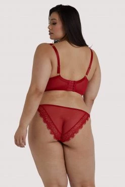 Playful Promises Knickers Melina Red Tanga Brief