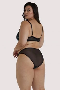 Playful Promises Jaquelina Mint Contrast Plunge Bra Bras