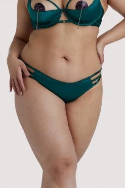 Playful Promises Ava Green Strappy Brief