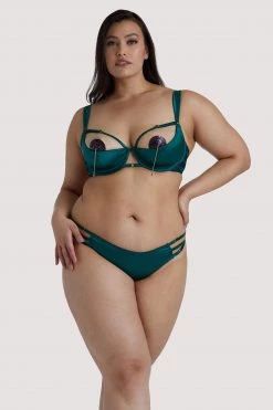 Playful Promises Ava Green Strappy Brief