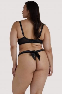 Playful Promises Anneliese Black Lace Thong Knickers