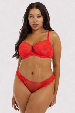 Deja Day Rosalyn Red Brazilian Brief