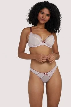 Deja Day Grace Dusty Pink Brazilian Brief