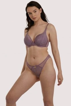 Deja Day Everyday Lingerie Sophia Heather Plunge & Push Up Bra