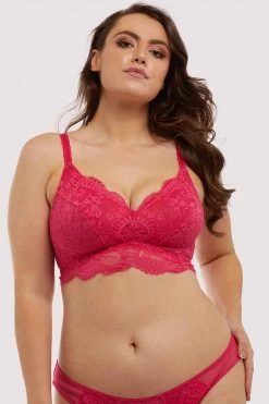 Deja Day Emma Pink Wireless Bra