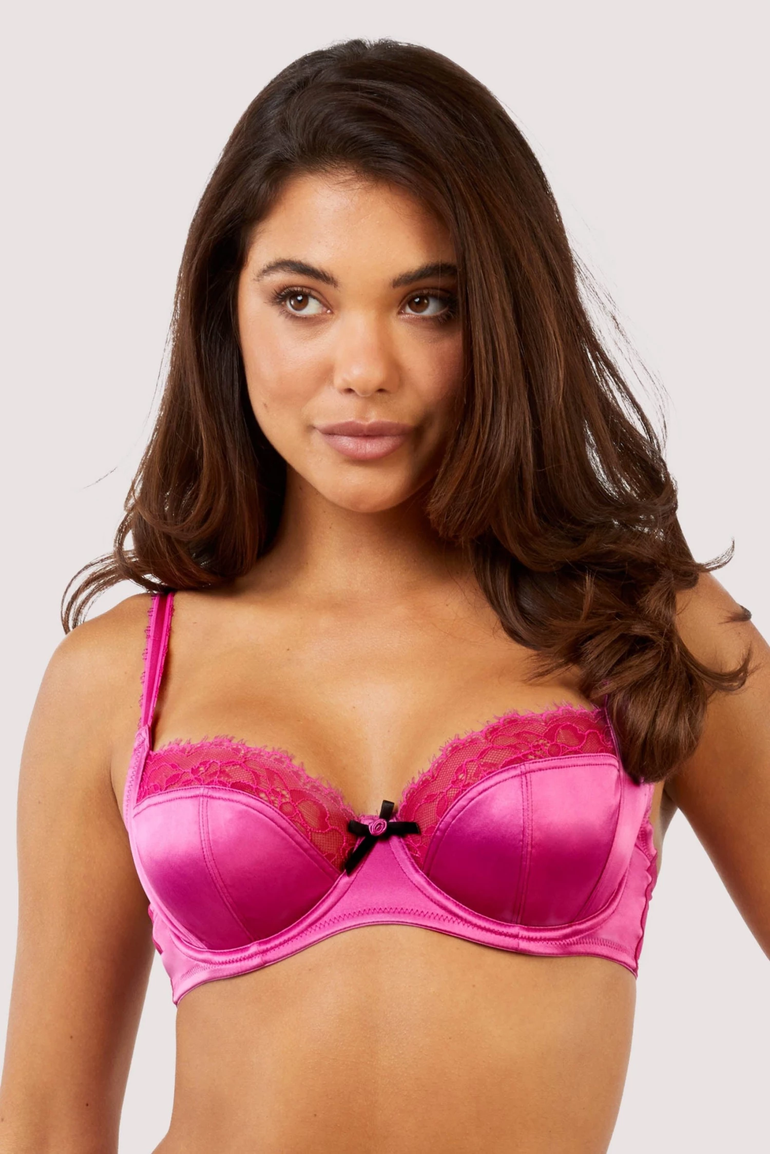 Deja Day Rosalyn Magenta Full Coverage Lace Bra 1 Deja Day Rosalyn Magenta Full Coverage Lace Bra