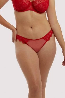 Deja Day Rosalyn Red Brazilian Brief