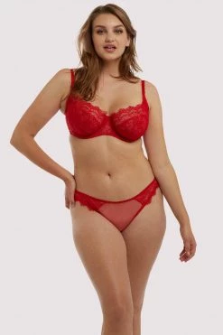 Deja Day Rosalyn Red Brazilian Brief