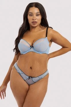Deja Day Grace Lavender Mesh Brief